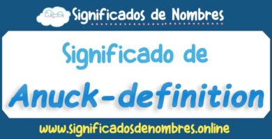 Significado de Anuck Definition