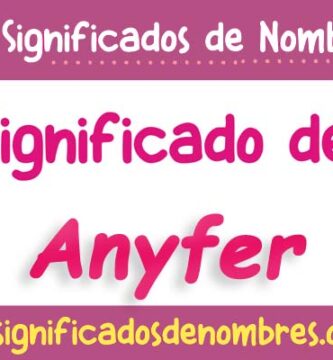Significado de Anyfer