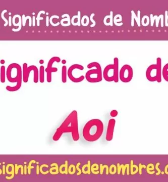 Significado de Aoi