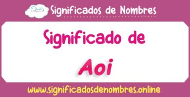 Significado de Aoi