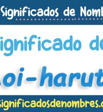 Significado de Aoi Haruto