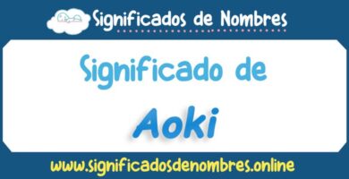 Significado de Aoki