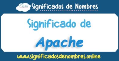 Significado de Apache