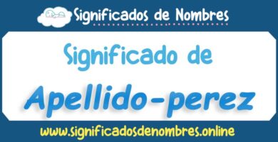 Significado de Apellido Perez