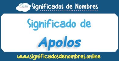 Significado de Apolos