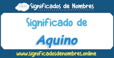 Significado de Aquino