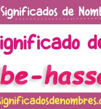 Significado de Arabe Hassania