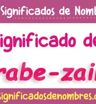 Significado de Arabe Zaira