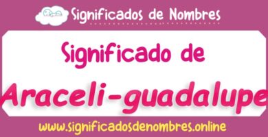 Significado de Araceli Guadalupe