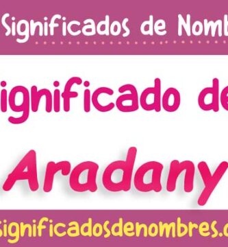 Significado de Aradany