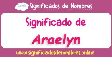 Significado de Araelyn