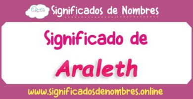 Significado de Araleth