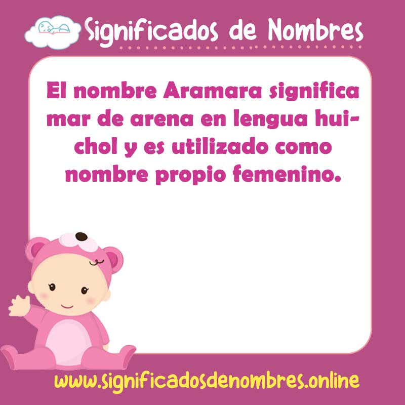 Significado y origen del nombre Aramara