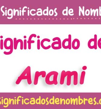 Significado de Arami