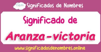 Significado de Aranza Victoria