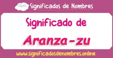 Significado de Aranza Zu