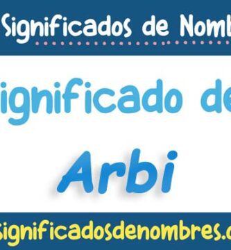 Significado de Arbi