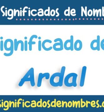 Significado de Ardal