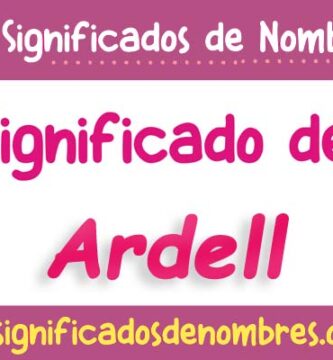 Significado de Ardell