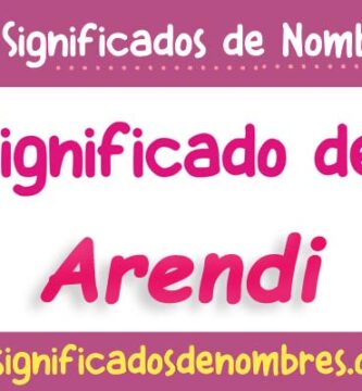 Significado de Arendi