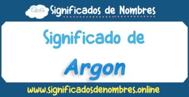Significado de Argon