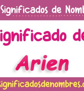 Significado de Arien