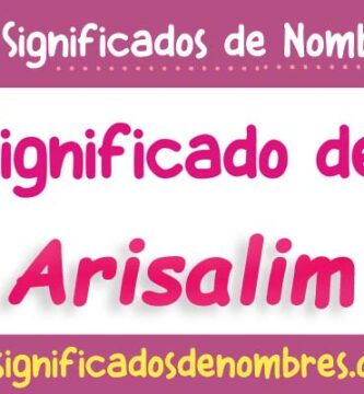 Significado de Arisalim