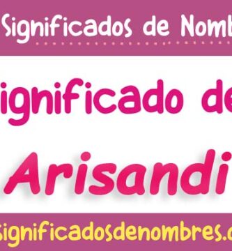 Significado de Arisandi