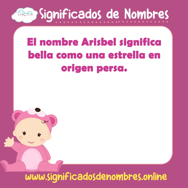 Significado y origen del nombre Arisbel