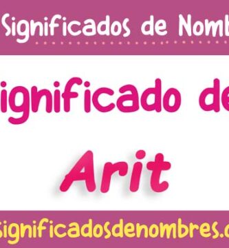 Significado de Arit