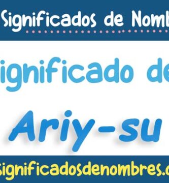 Significado de Ariy Su