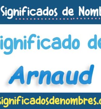 Significado de Arnaud