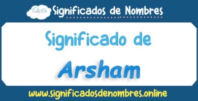 Significado de Arsham
