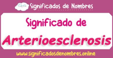 Significado de Arterioesclerosis