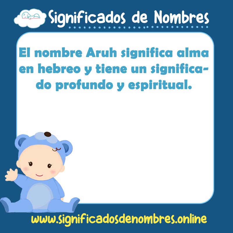 Significado y origen del nombre Aruh
