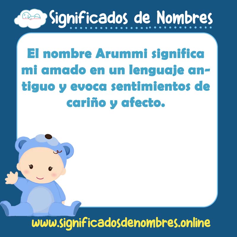 Significado y origen del nombre Arummi