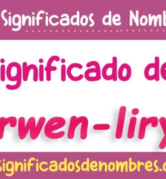 Significado de Arwen Liryt