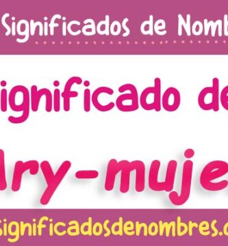 Significado de Ary Mujer
