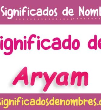 Significado de Aryam