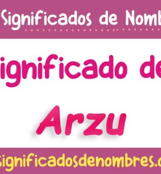 Significado de Arzu