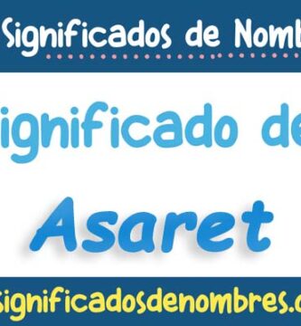 Significado de Asaret
