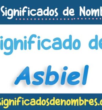 Significado de Asbiel