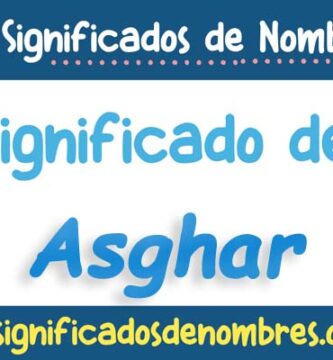 Significado de Asghar