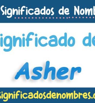 Significado de Asher