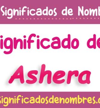 Significado de Ashera