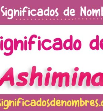 Significado de Ashimina