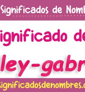 Significado de Ashley Gabriela