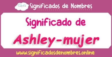 Significado de Ashley Mujer