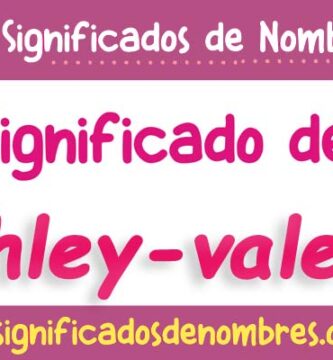 Significado de Ashley Valeria