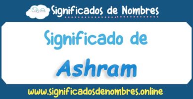 Significado de Ashram